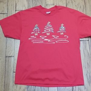 Hanes Christmas Tree T-shirt